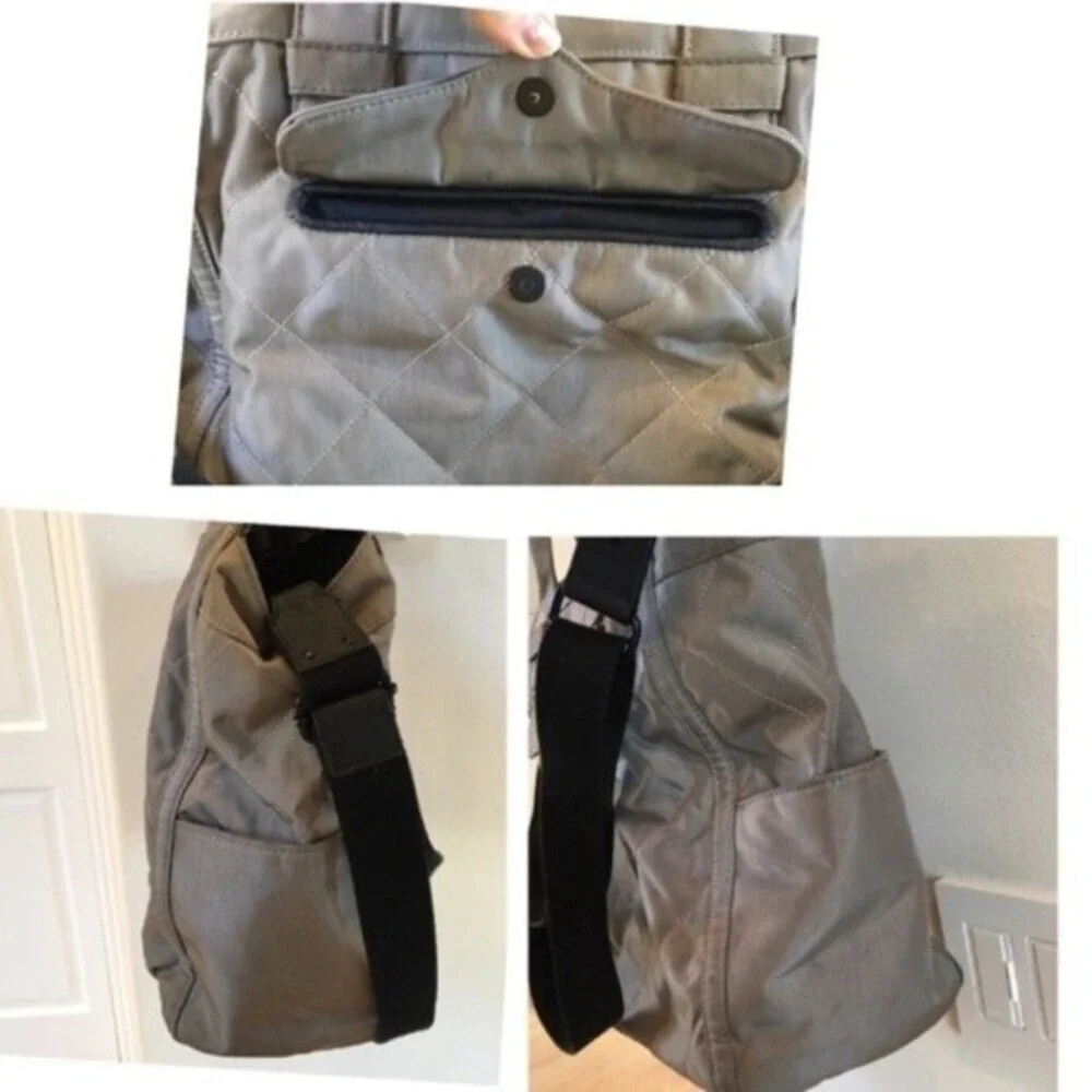 Rebecca Minkoff Teddy Tote Nylon Diaper Bag Gray